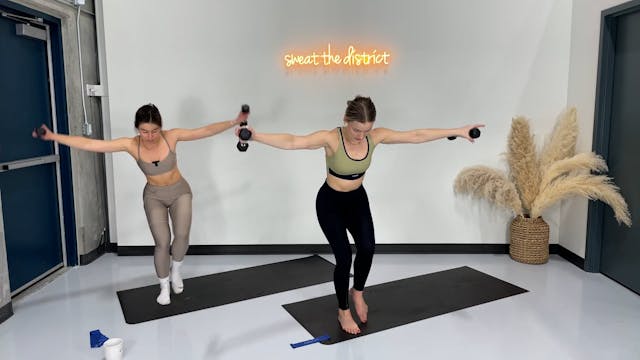 50-minute barre sculpt with Aly & Meg