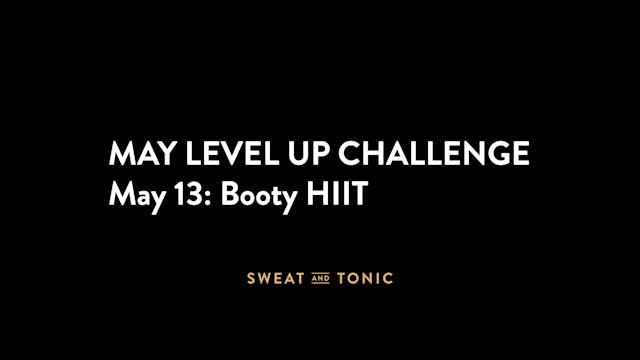 May Challenge - 05/13 Booty HIIT
