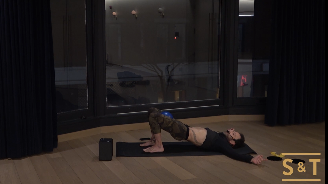 Fire and Flow Yoga with Sheldon, Sweat Live Dec.18 2020