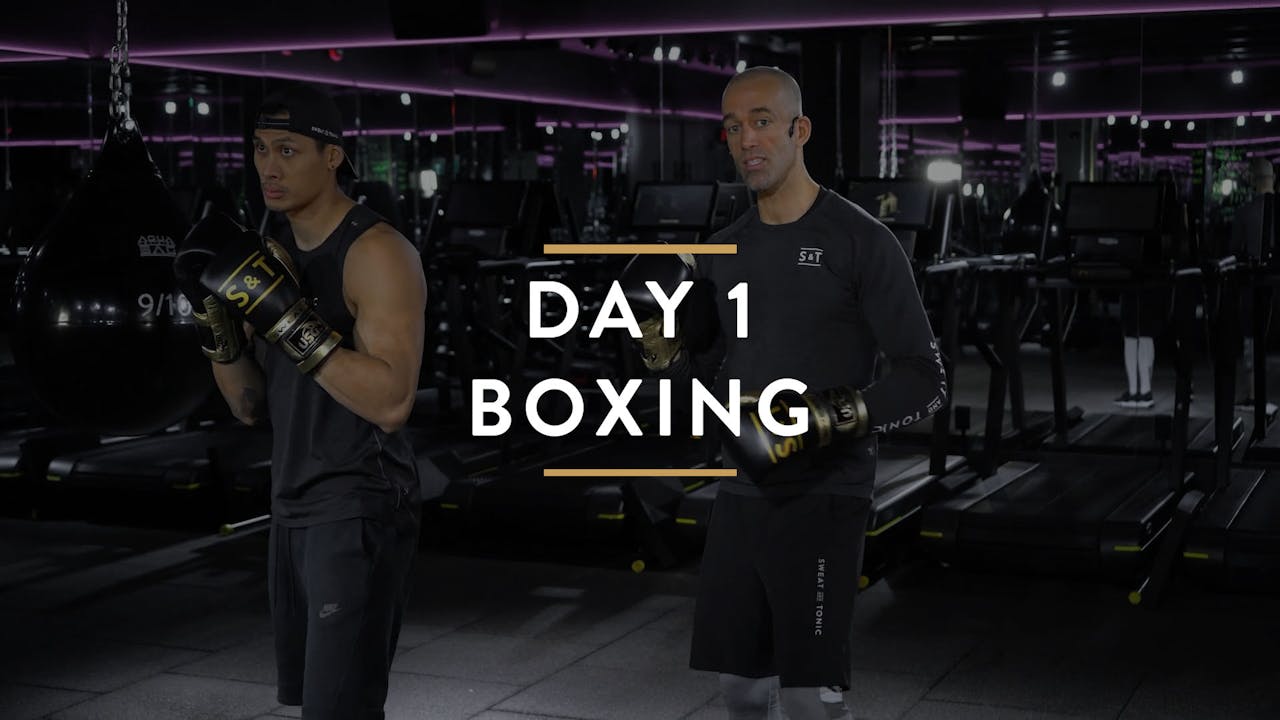 Day 1 Boxing Fundamentals with Nate Bower Punches & Tempo Sweat on