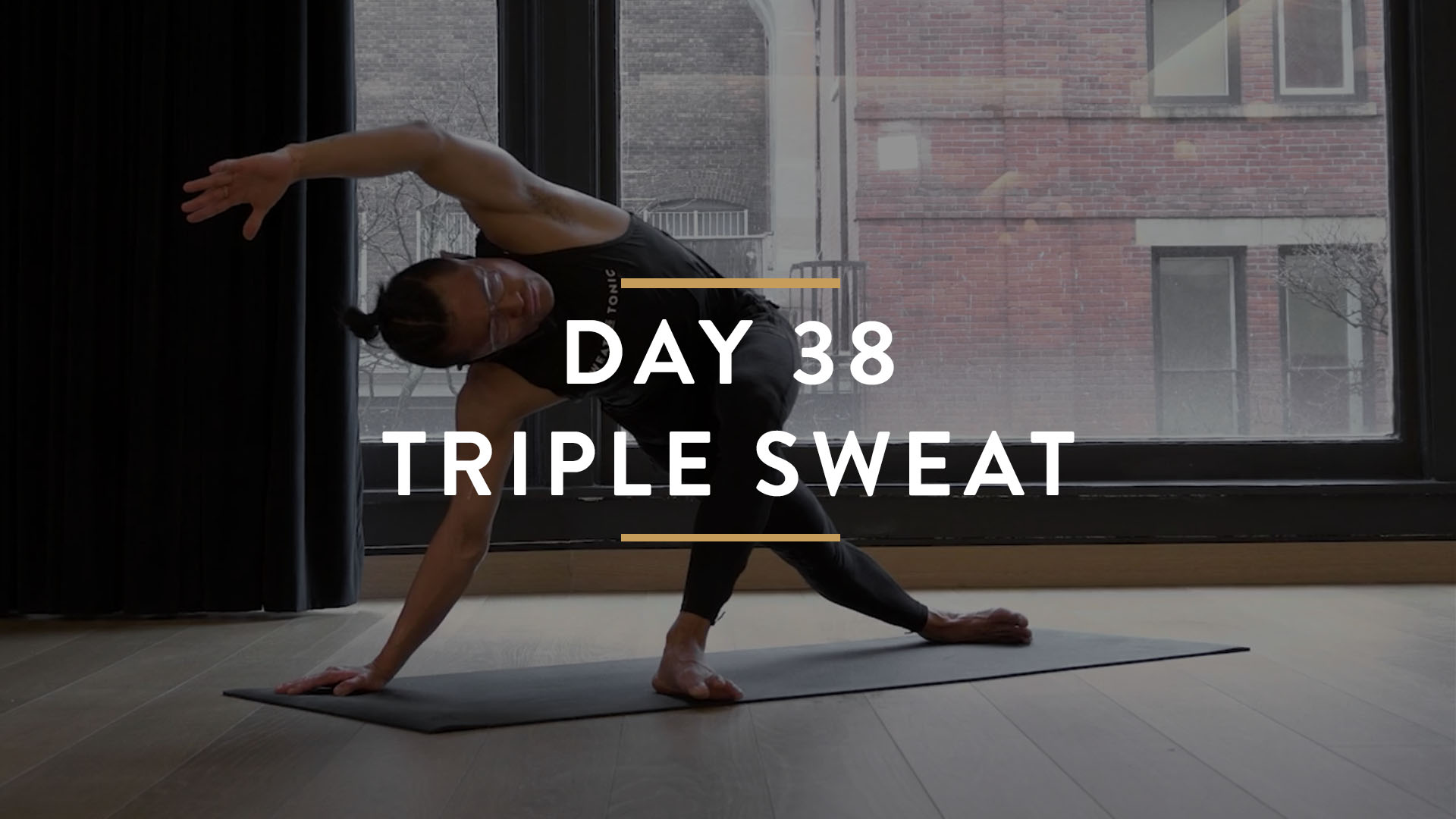 Day 38: Triple Sweat with Julian - 60-minute Mat Edition