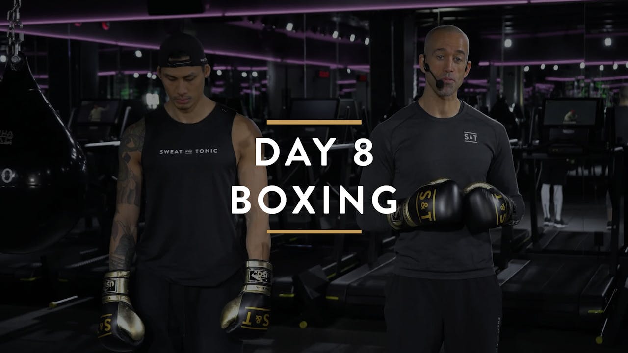 Day 8 Boxing Fundamentals with Nate Bower Footwork Sweat on Demand
