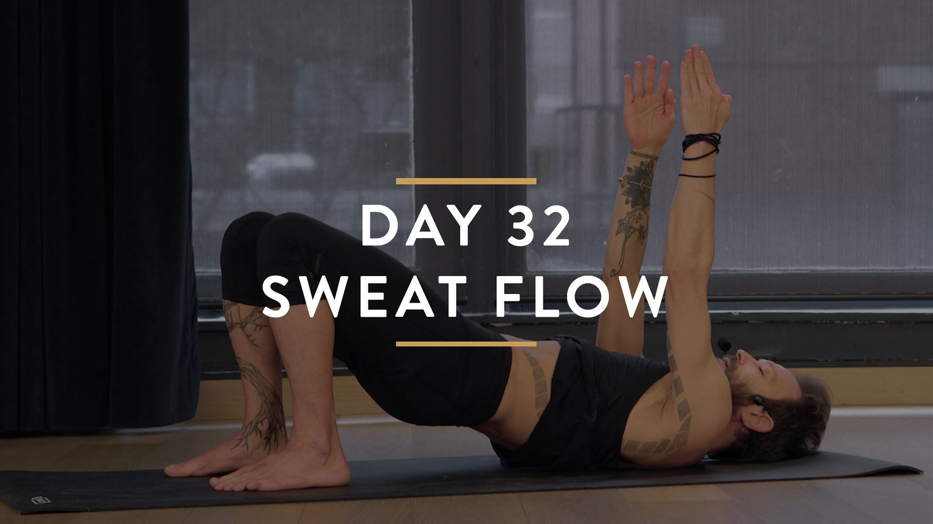 Day 32: Sweat Flow Yoga with Sheldon - Core Blast