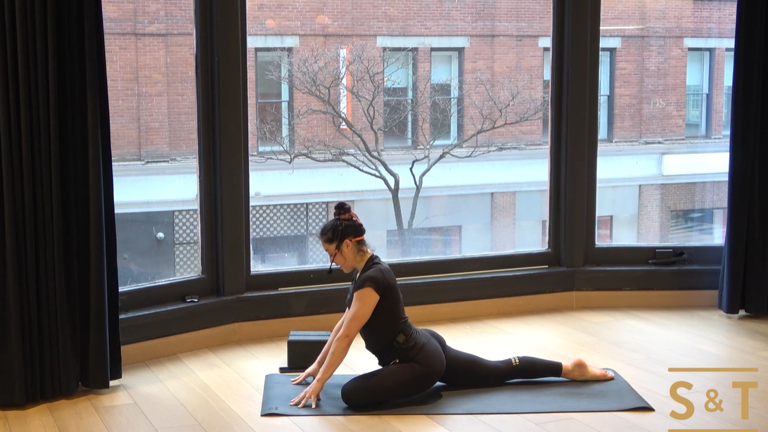 Slow Flow Yoga with Angela, Sweat Live Dec.19 2020