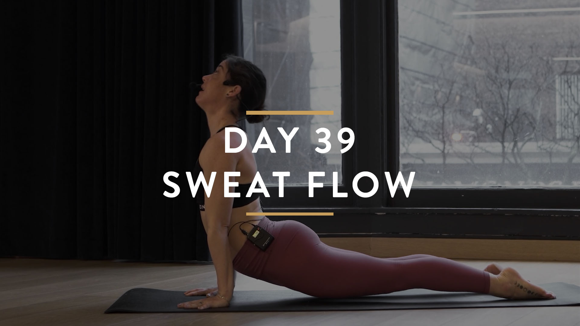 Day 39: Sweat Flow Yoga with Angela - Hip Stabilization
