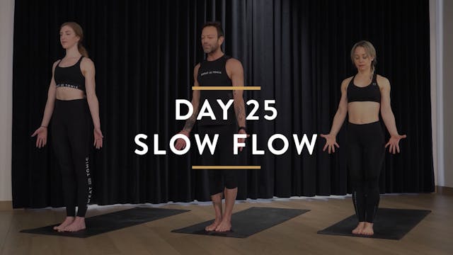 Day 25: Slow Flow Yoga with Sheldon