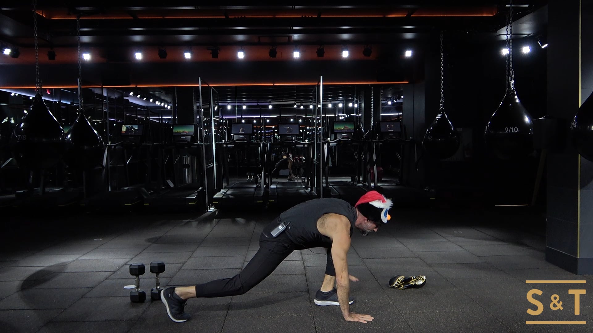 3D HIIT with George, Sweat Live Dec. 22 2020 (Santas Bad Boy List)