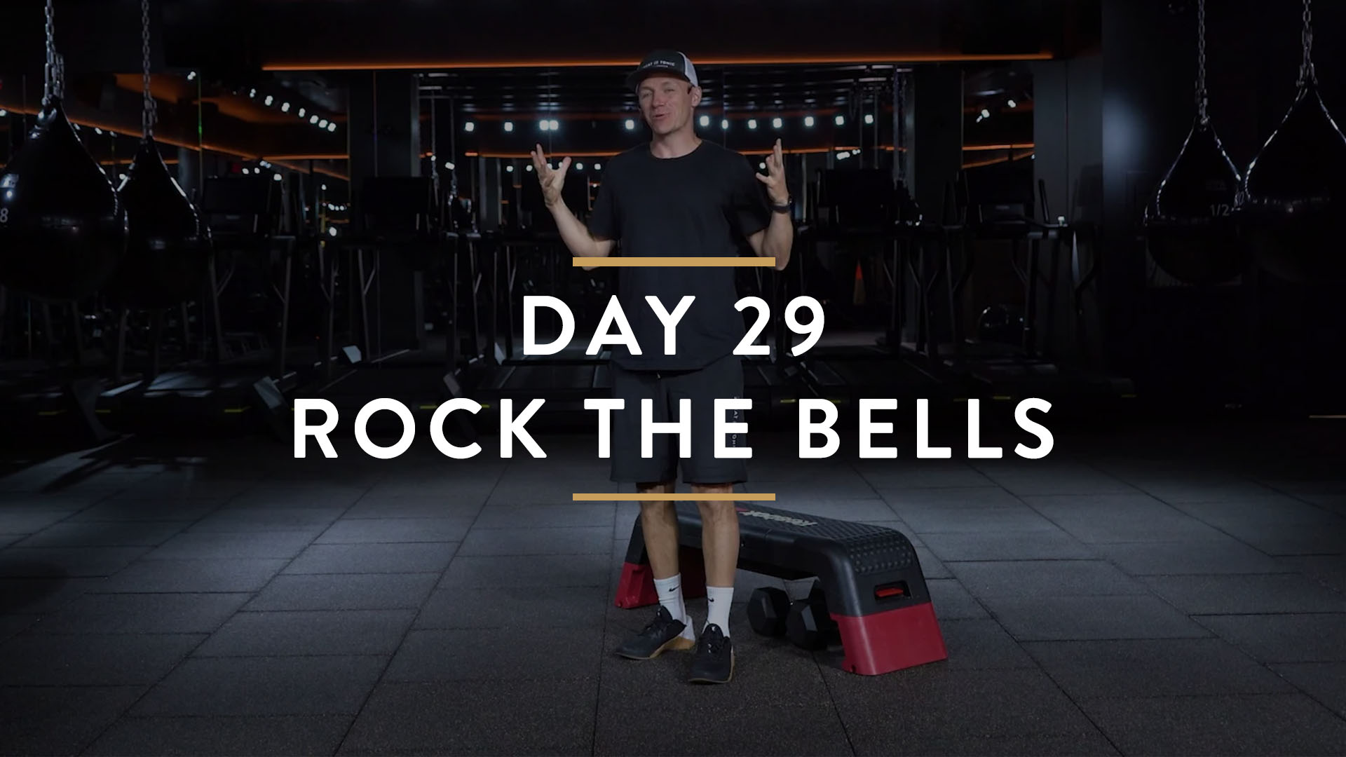 Day 29: Rock The Bells - Full Body HIIT with Dustin 