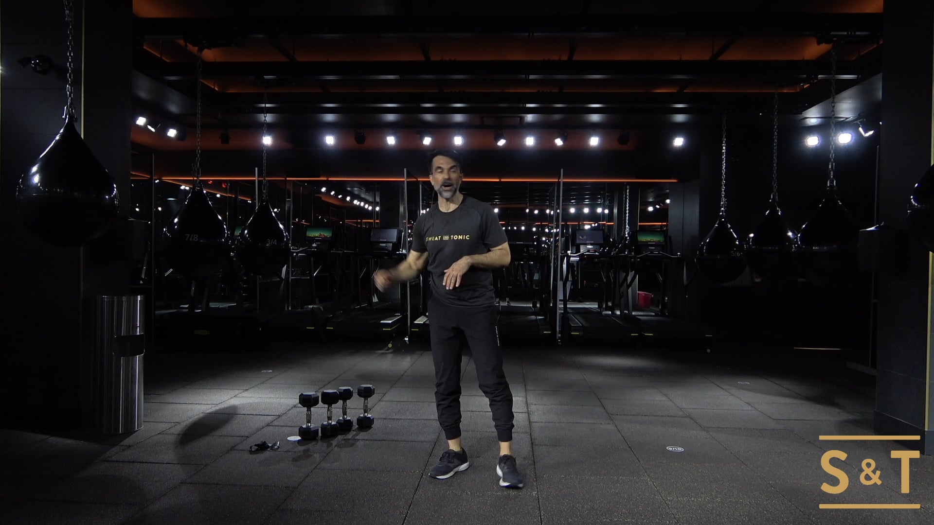 3D Arms & Abs with George, Sweat Live May 7, 2021