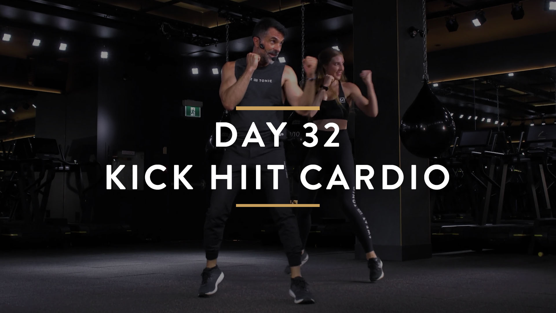 Day 32: Kick HIIT Cardio with George