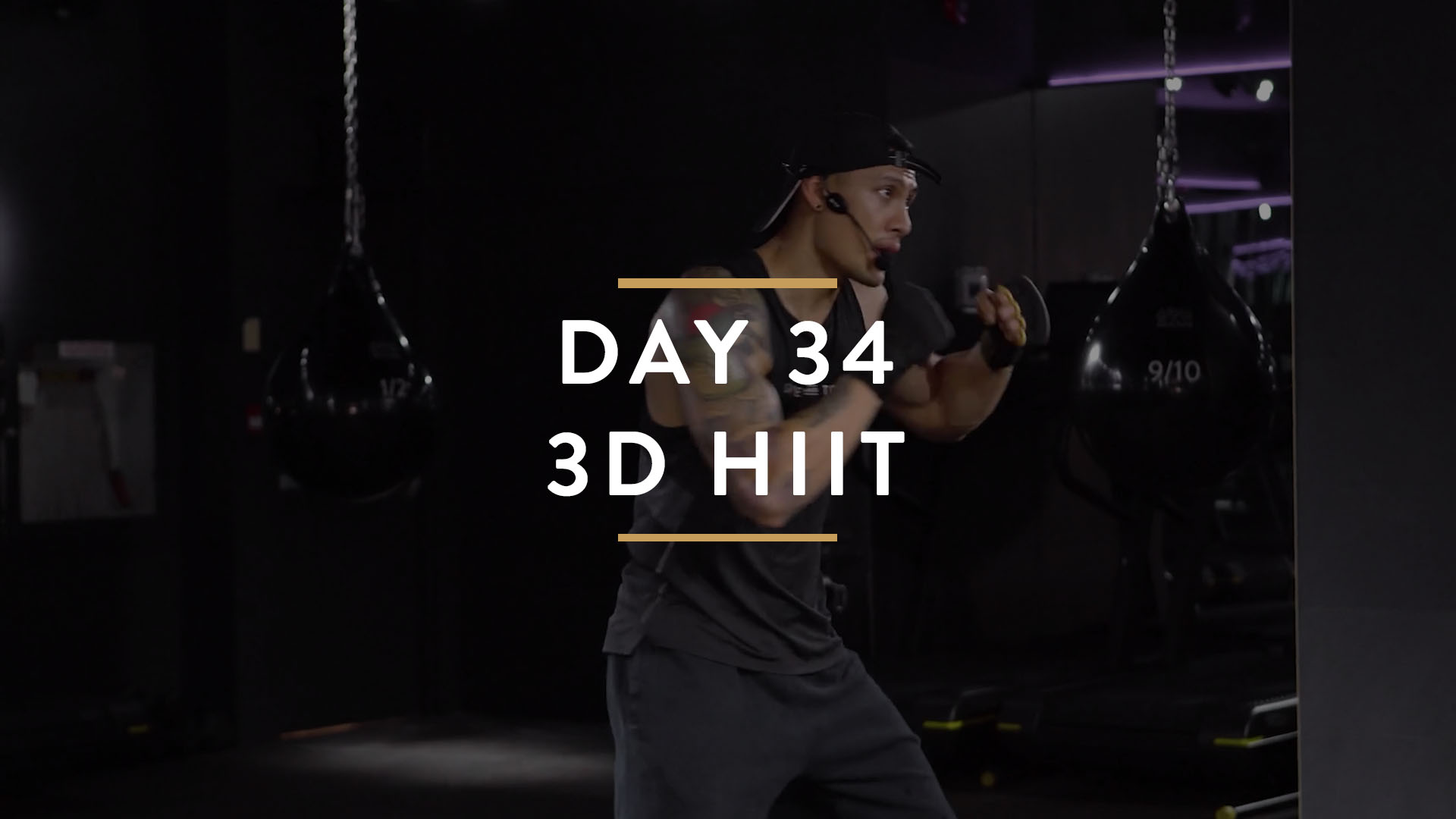 Day 34: 3D HIIT with David 