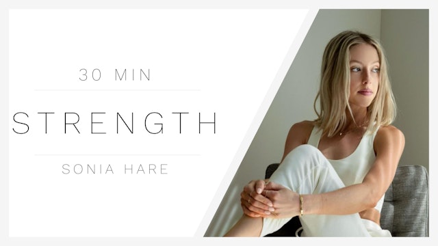 30 Min Lower Body Strength 2 | Sonia Hare
