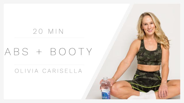 20 Min Abs + Booty 1 | Olivia Carisella