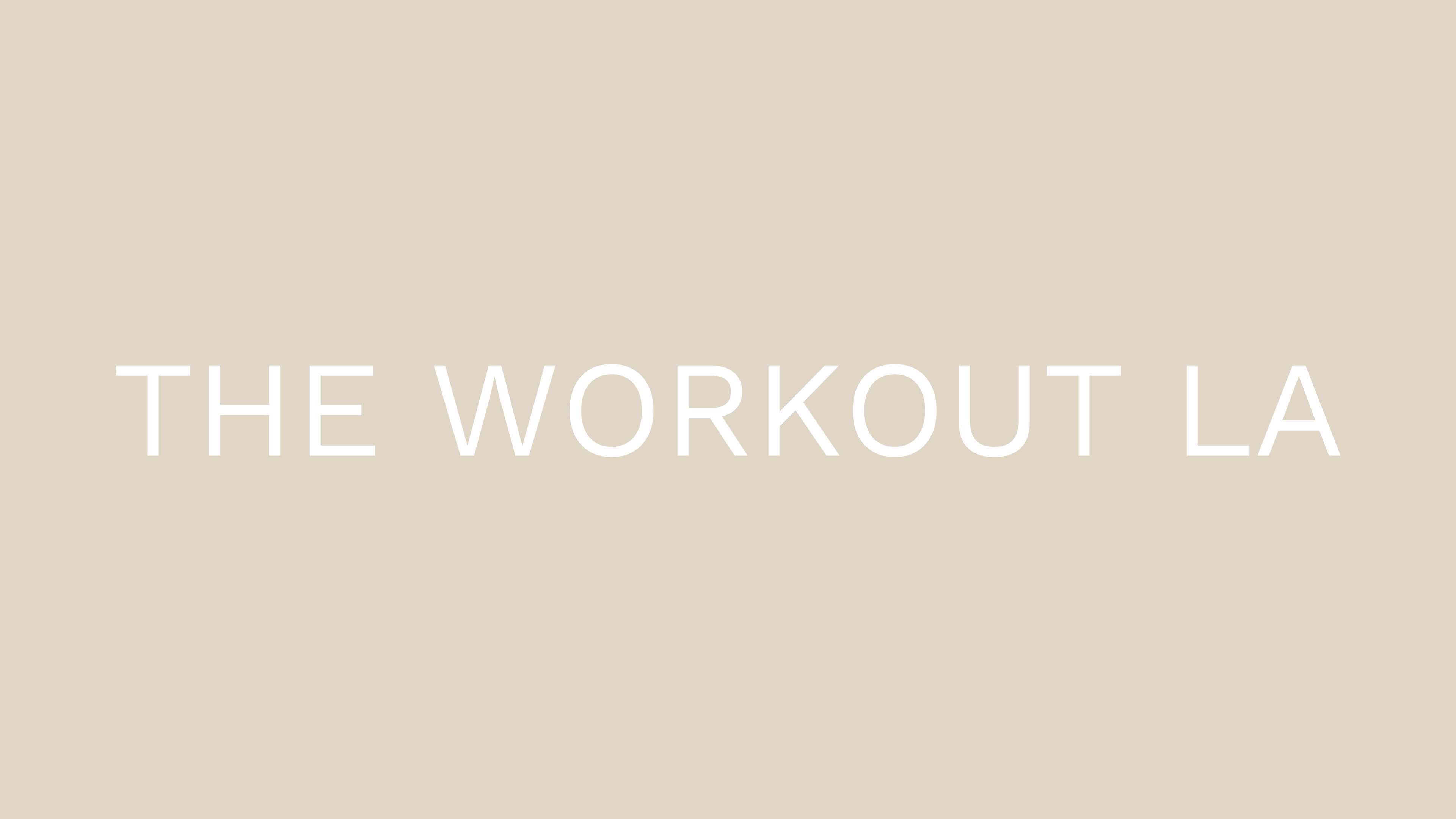 The Workout LA