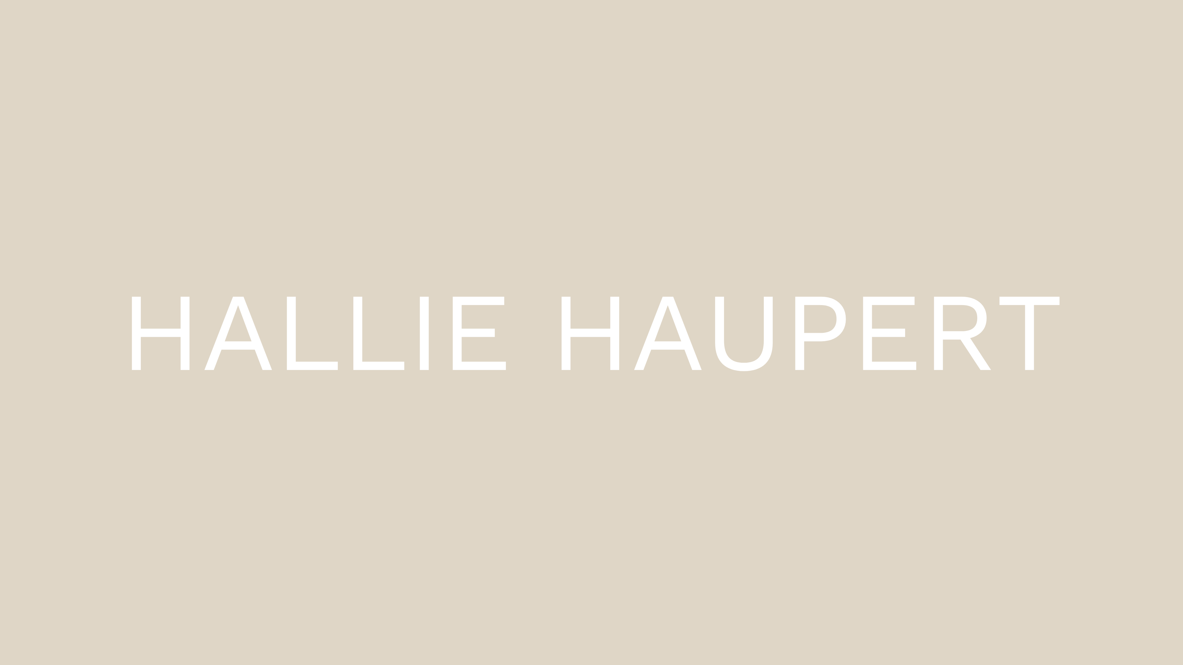Hallie Haupert