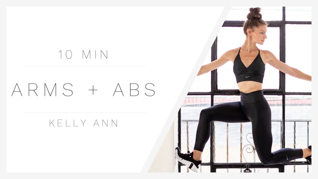 10 Min Arms + Abs 1 | Kelly Ann