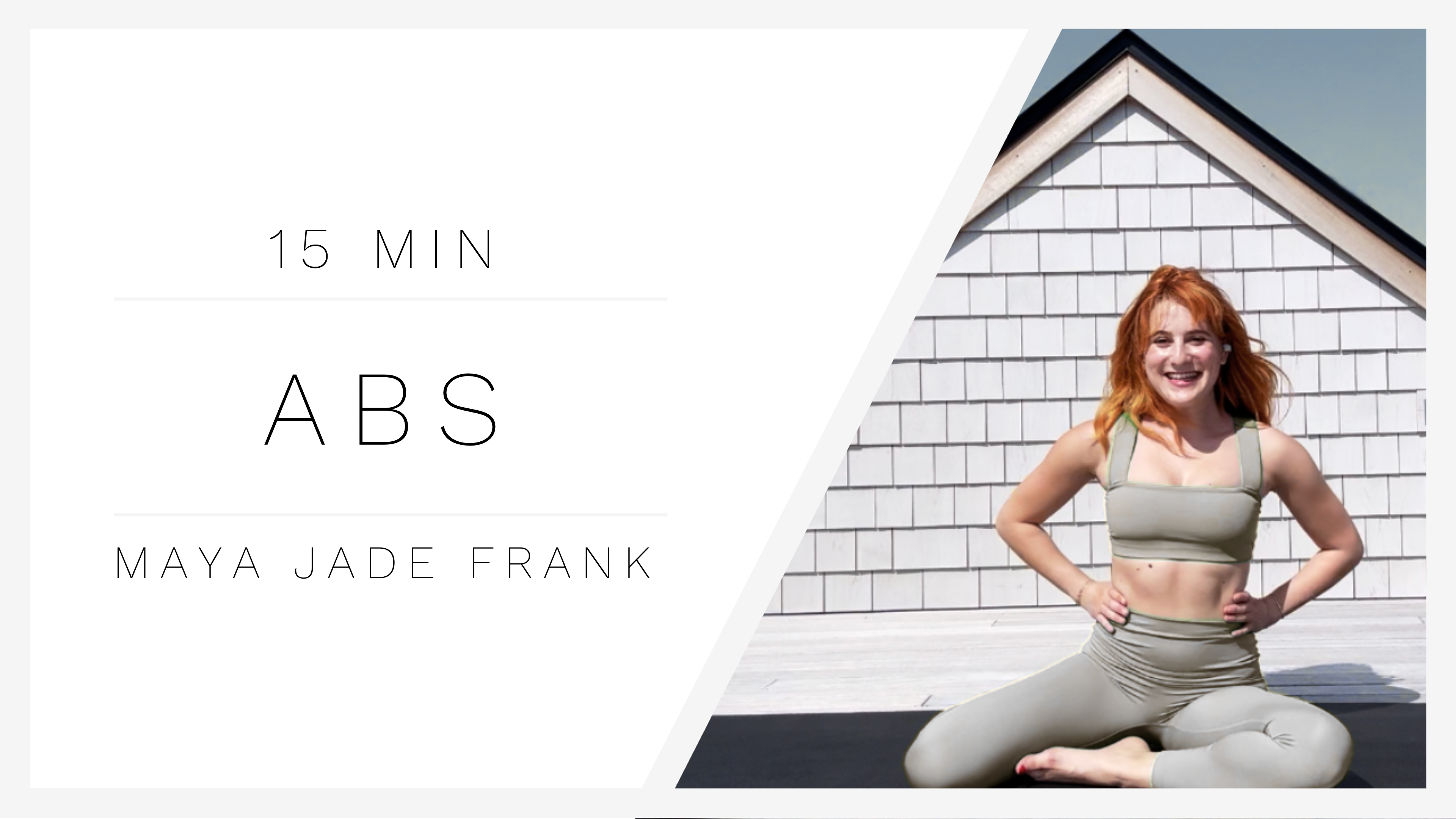 15 Min Abs 1 | Maya Jade Frank
