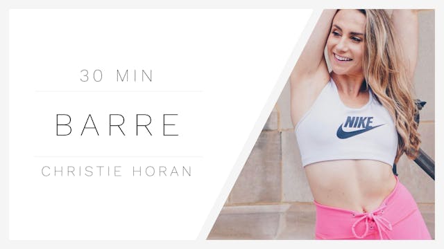 8.15.22 Barre with Christie Horan