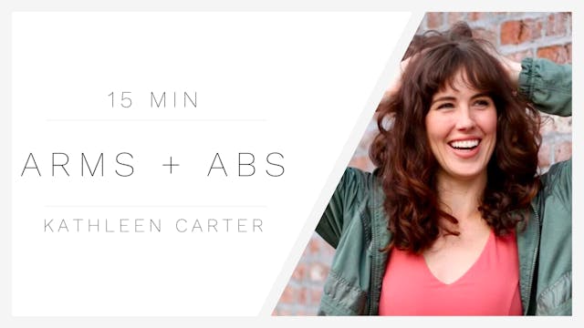 15 Min Arms + Abs 1 | Work Carter Fit...