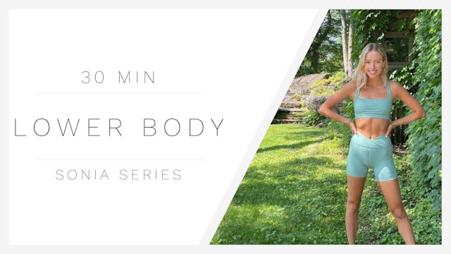 30 Min Lower Body 2 | Sonia Hare