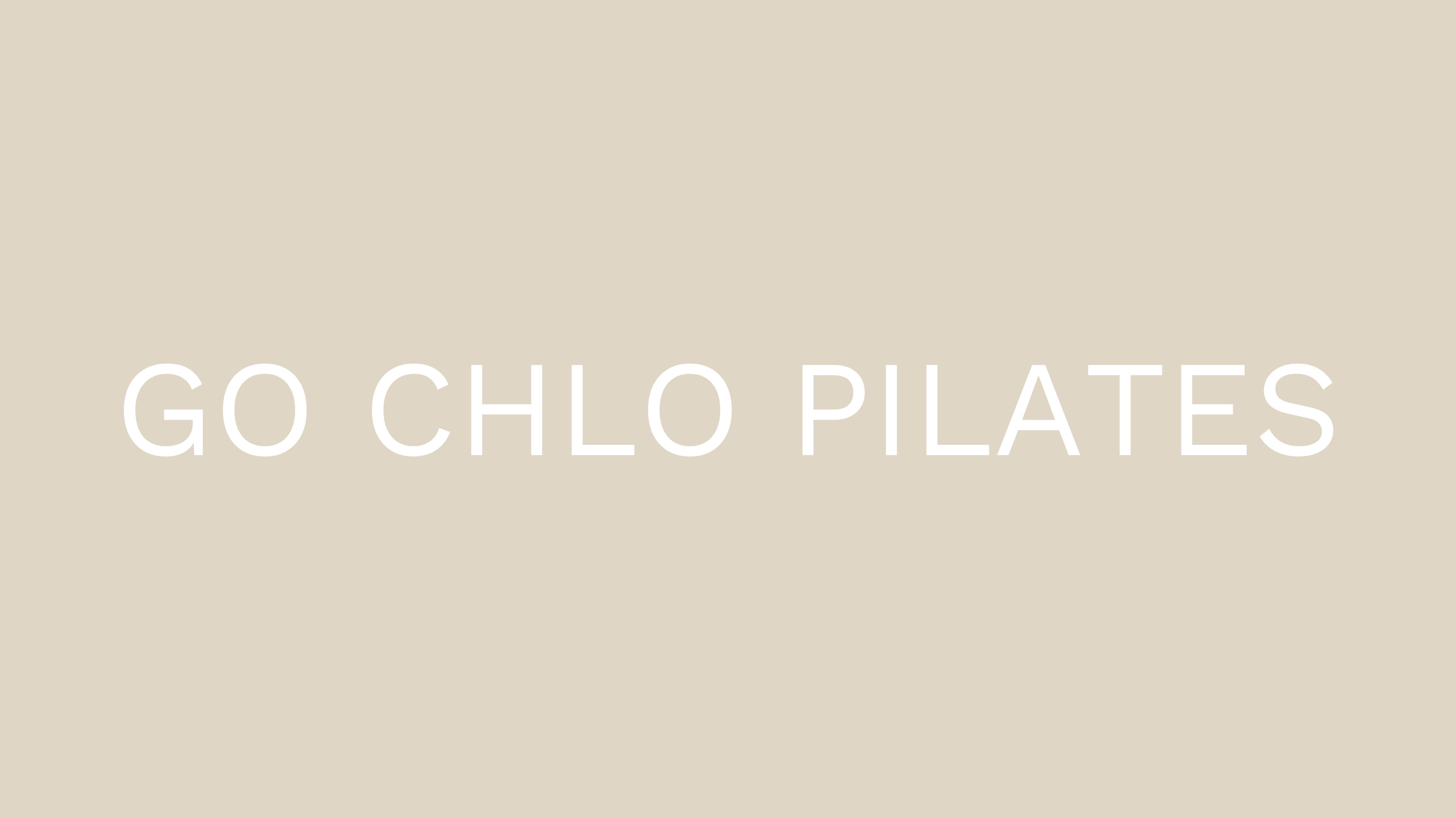 Go Chlo Pilates