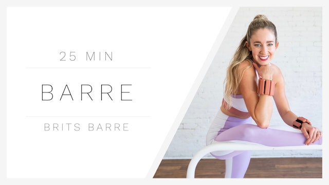 25 Min Barre 1 | Britts Barre