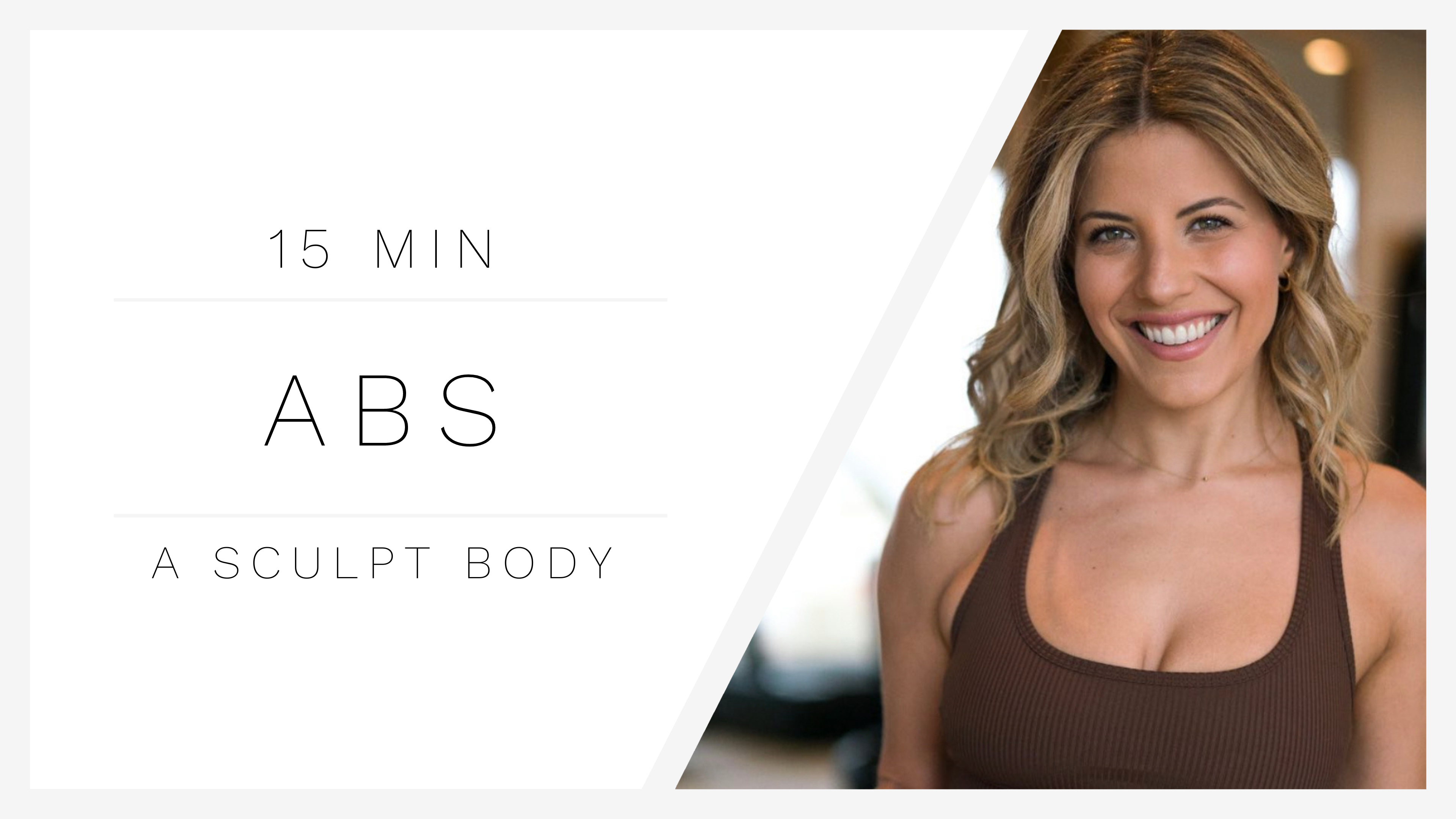 15 Min Abs 1 | Alessia Sculpt