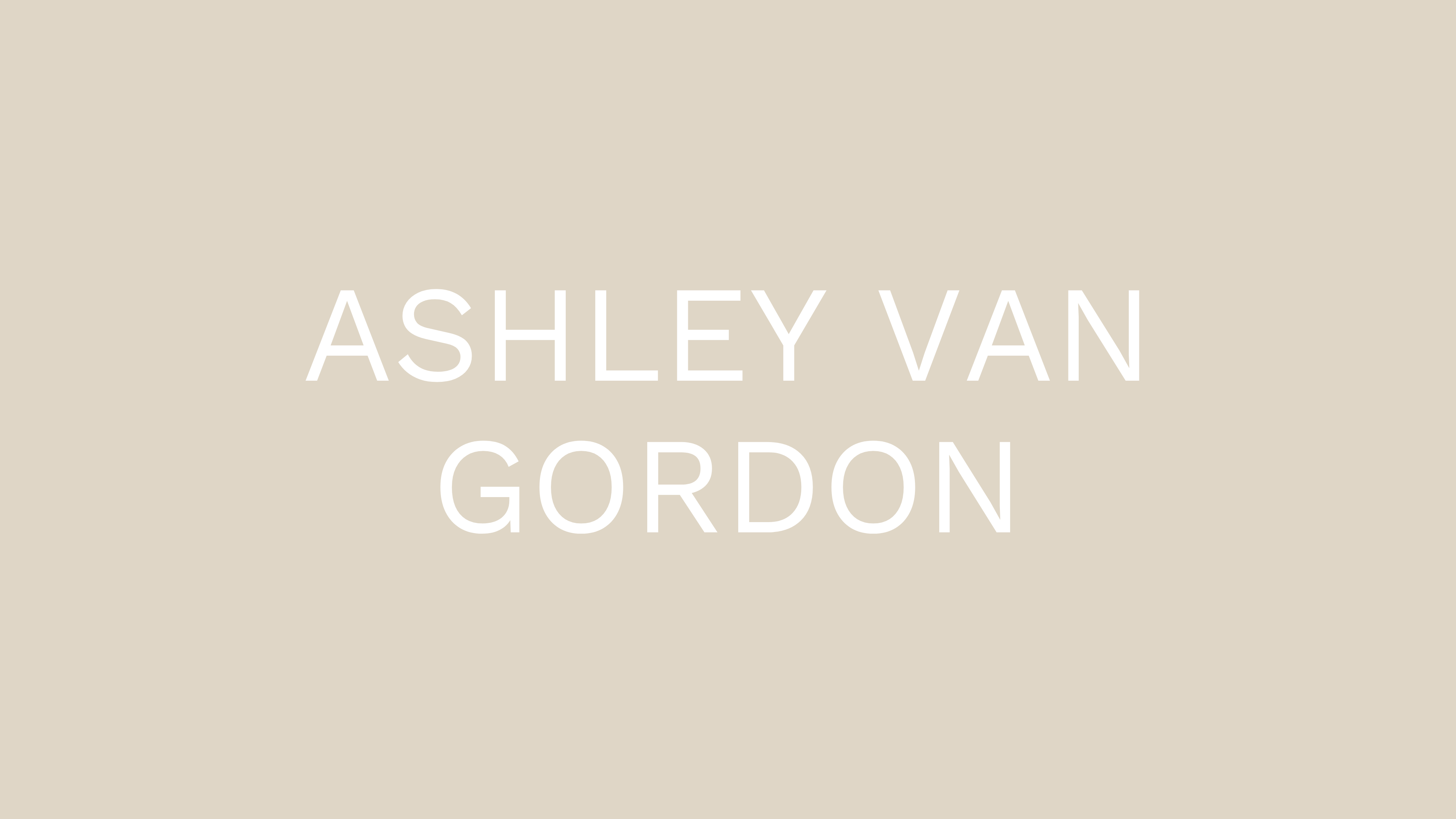 Ashley Van Gordon