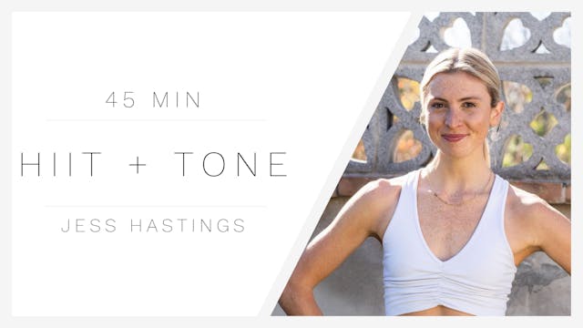 2.5.22 HIIT + Tone with Jessica Hastings