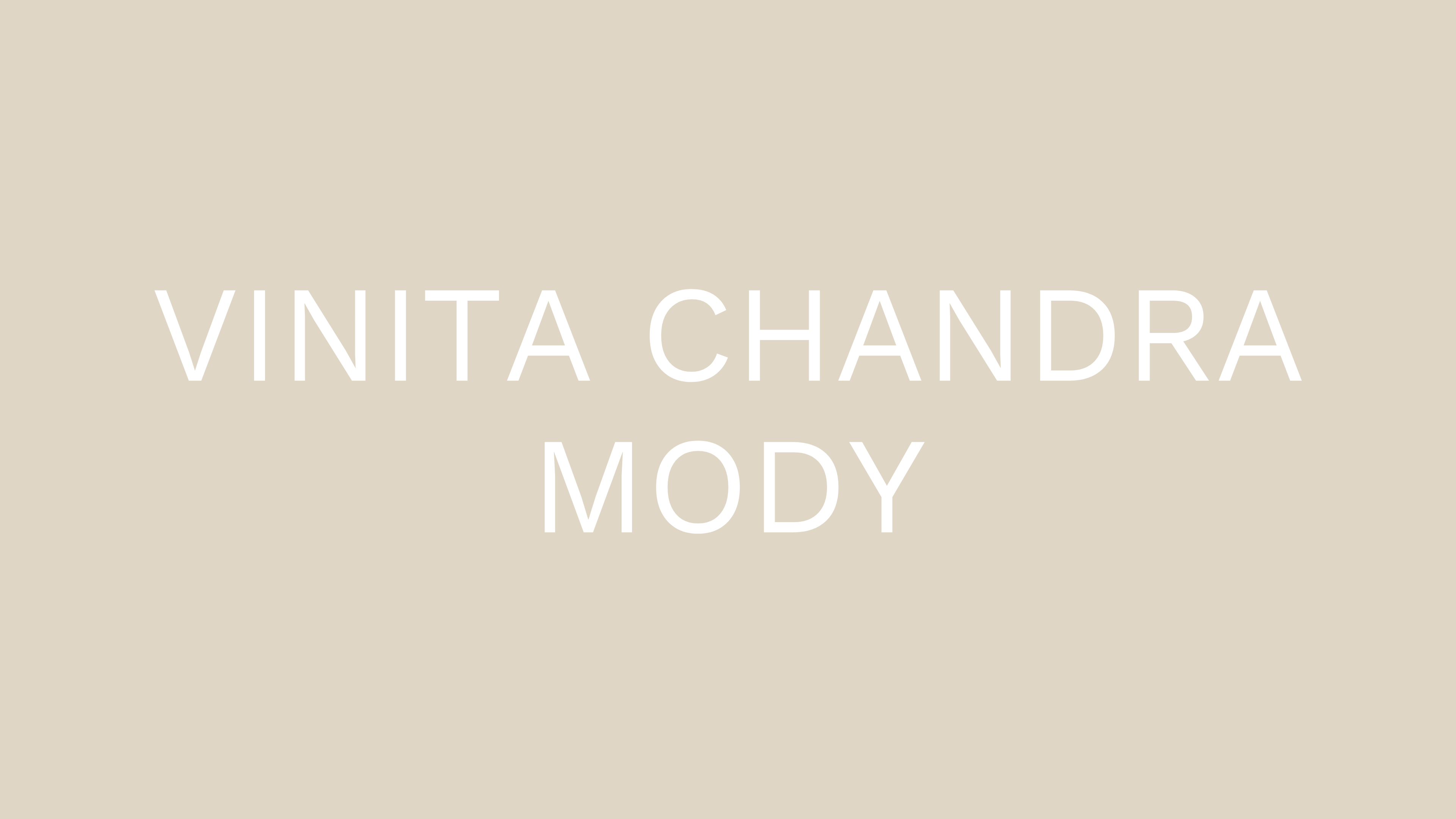 Vinita Chandra Mody