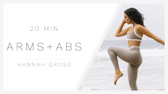 20 Min Arms + Abs 1 | Hannah Gross