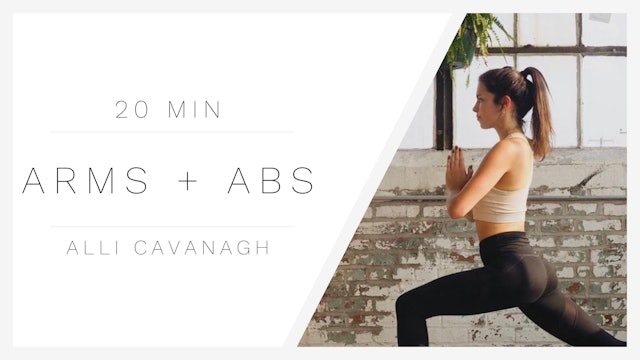 20 Min Arms + Abs 1 | Alli Cavanagh