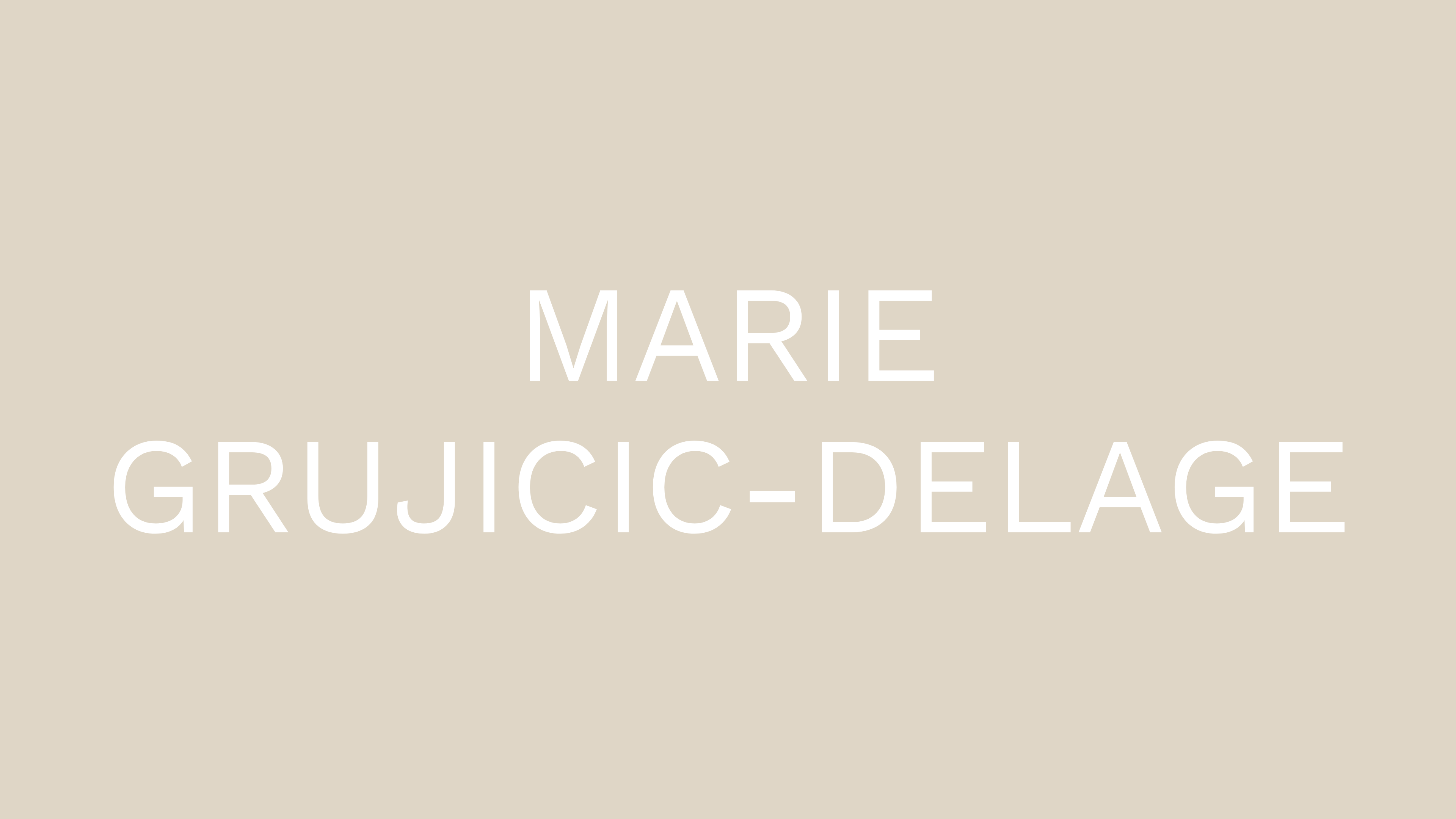 Marie Grujicic-Delage