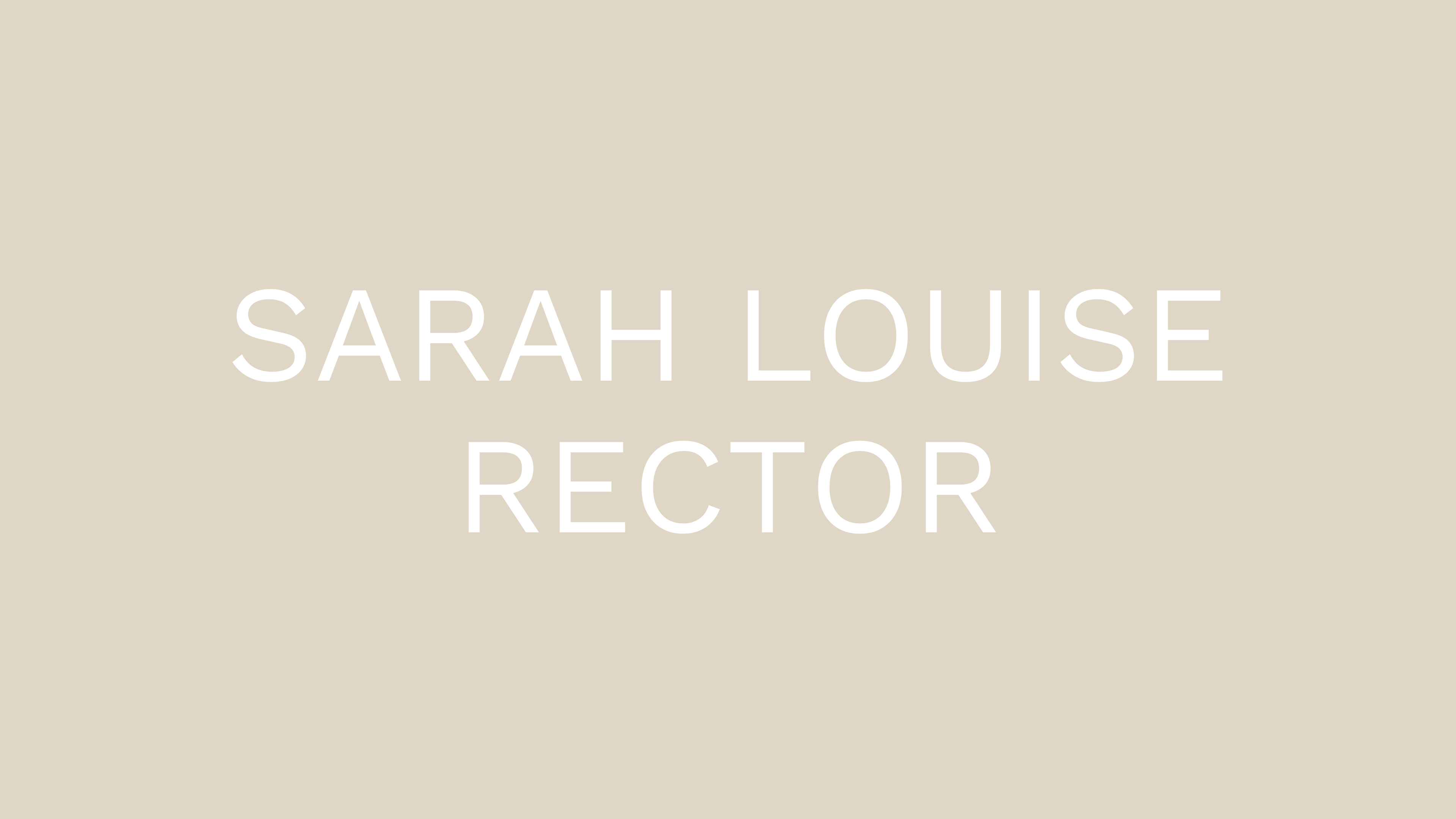 Sarah Louise Rector