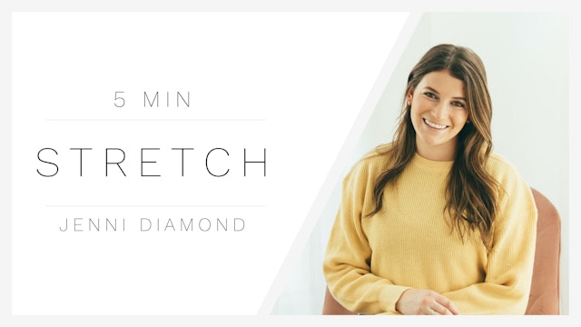 5 Min Upper Body Stretch 1 | Jenni Diamond
