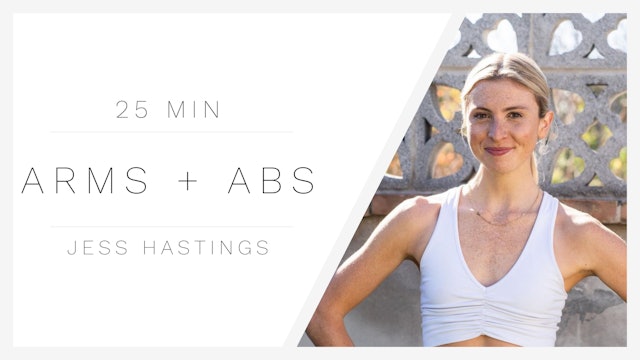 20 Min Arms + Abs 1 | Jess Hastings