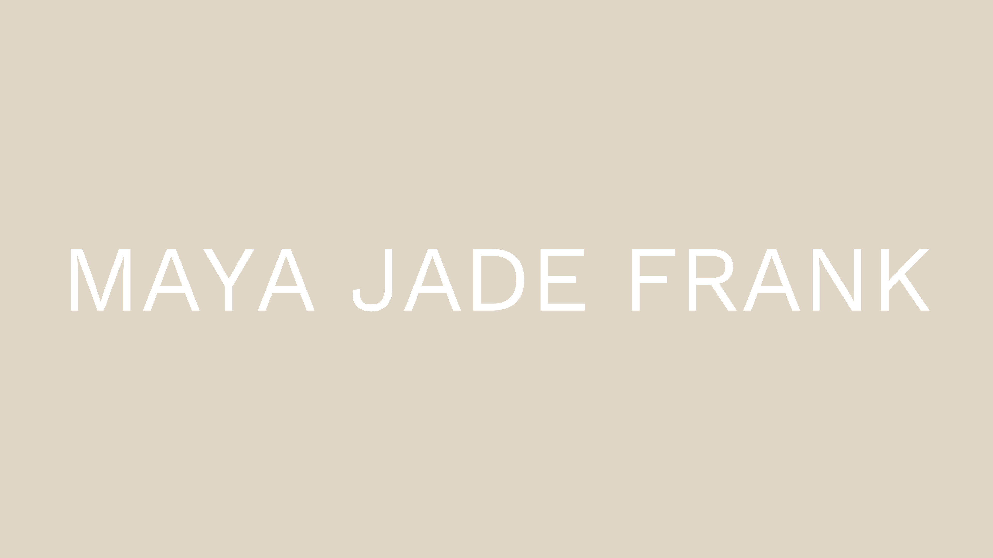 Maya Jade Frank