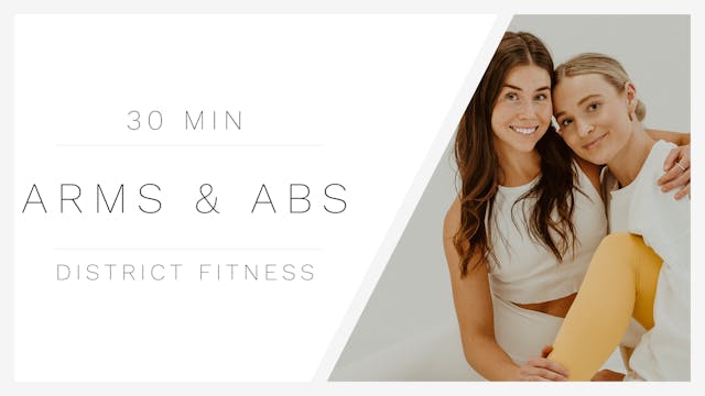 5.17.22 Arms + Abs with District Fitness
