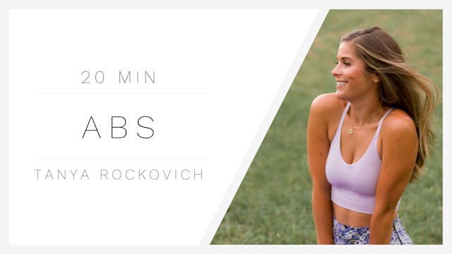 20 Min Abs 1 | Tanya Rockovich