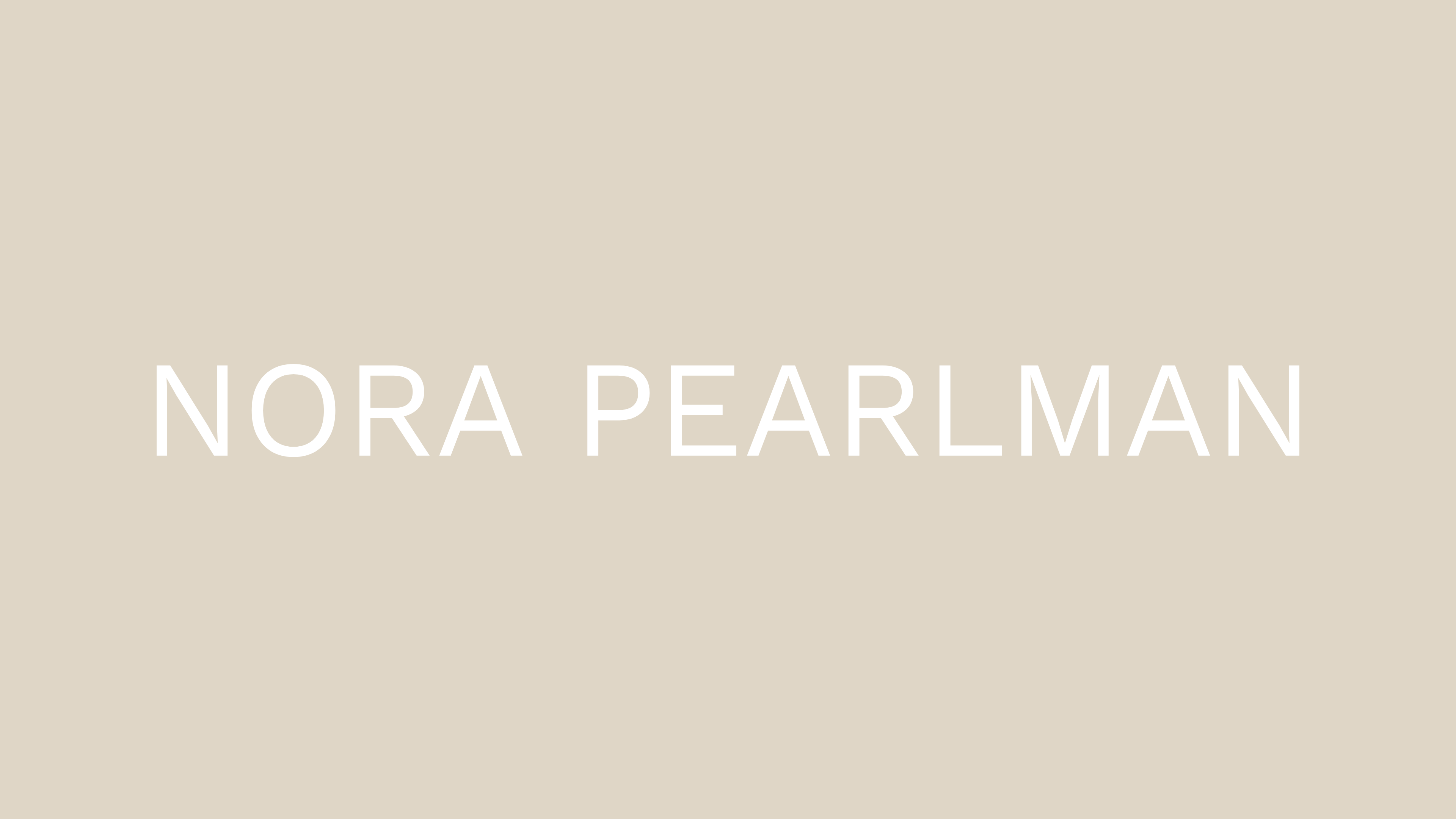 Nora Pearlman