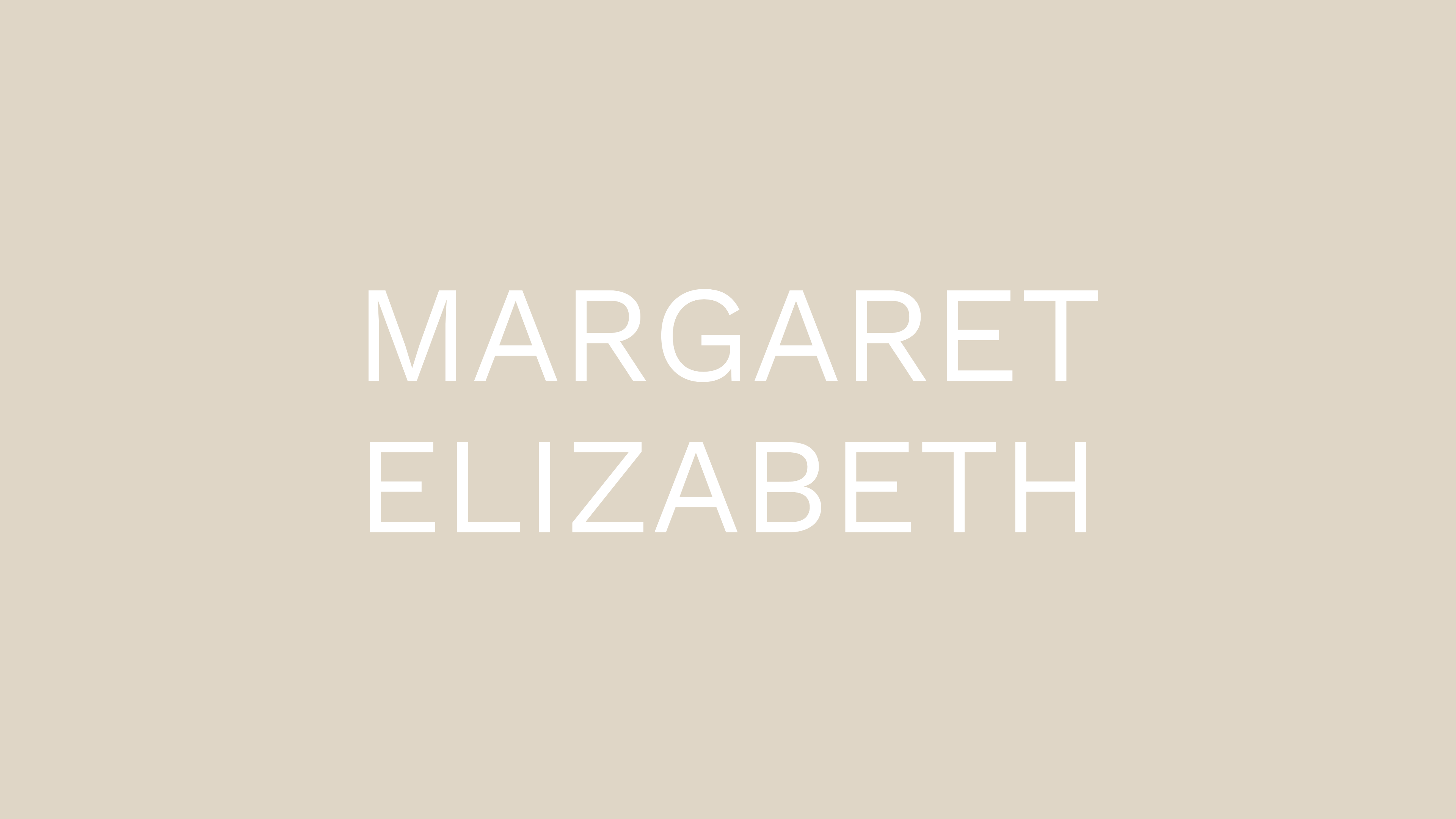 Margaret Elizabeth