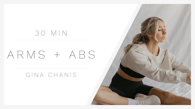 20 Min Arms + Abs 1 | Gina Chanis