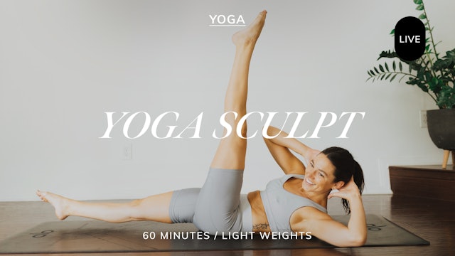 *LIVE* YOGA SCULPT WITH MISSY FRESQUES 12/7