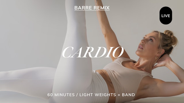 *LIVE* CARDIO BARRE ARMS & ABS 4/5/22