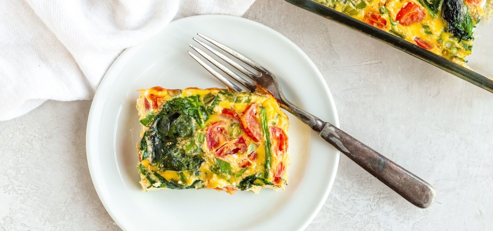Bell Pepper Spinach Egg Bake