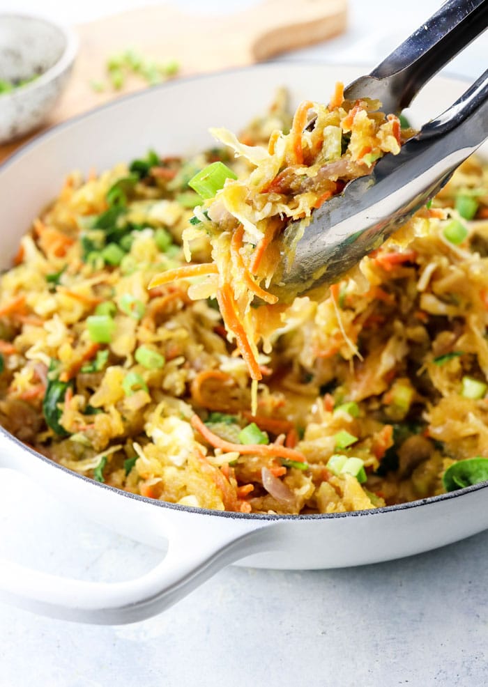 Spaghetti Squash Chow Mein