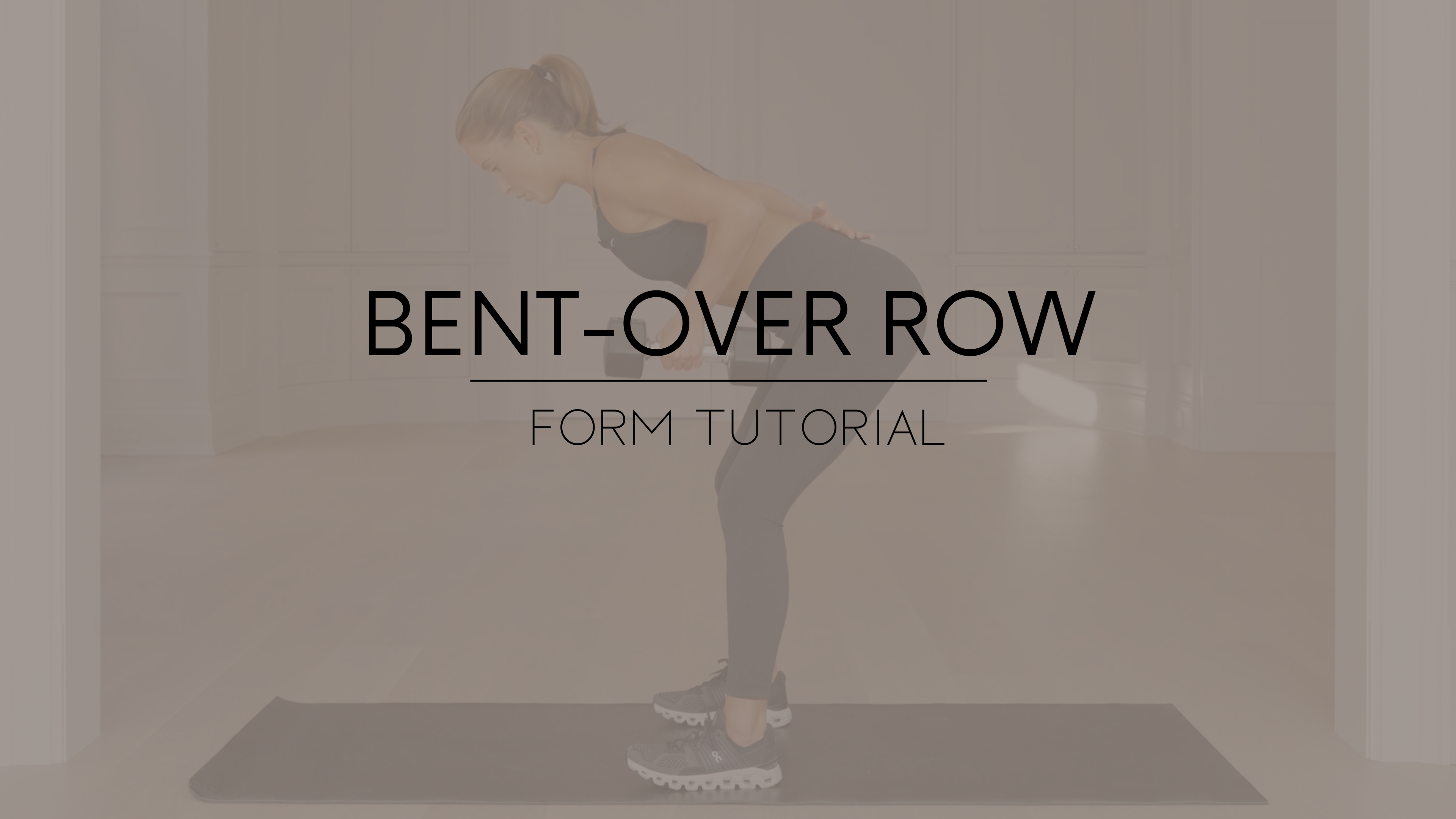 Bent-Over Row Form Tutorial