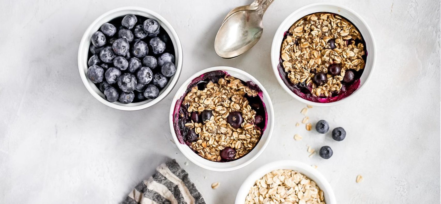 Blueberry Vanilla Baked Oatmeal