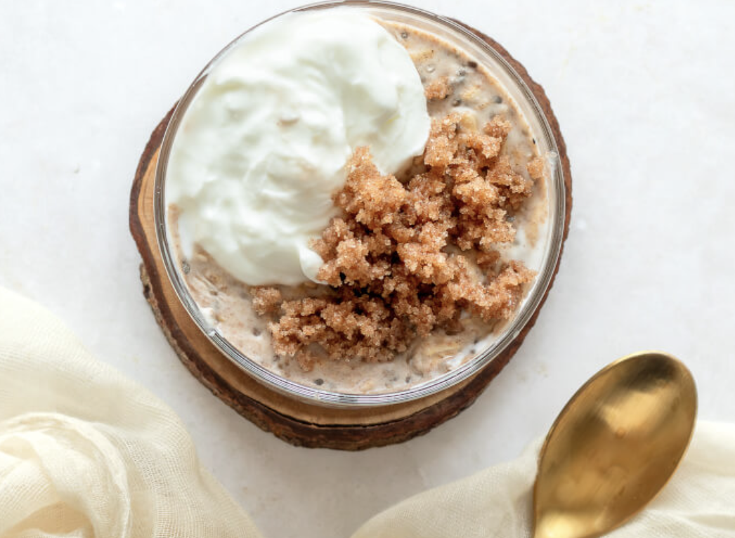 Cinnamon Roll Overnight Oats