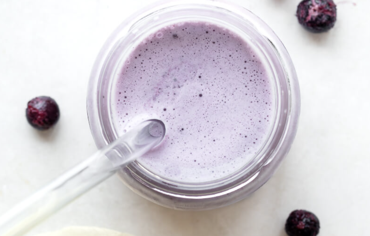 Simple Blueberry Protein Shake